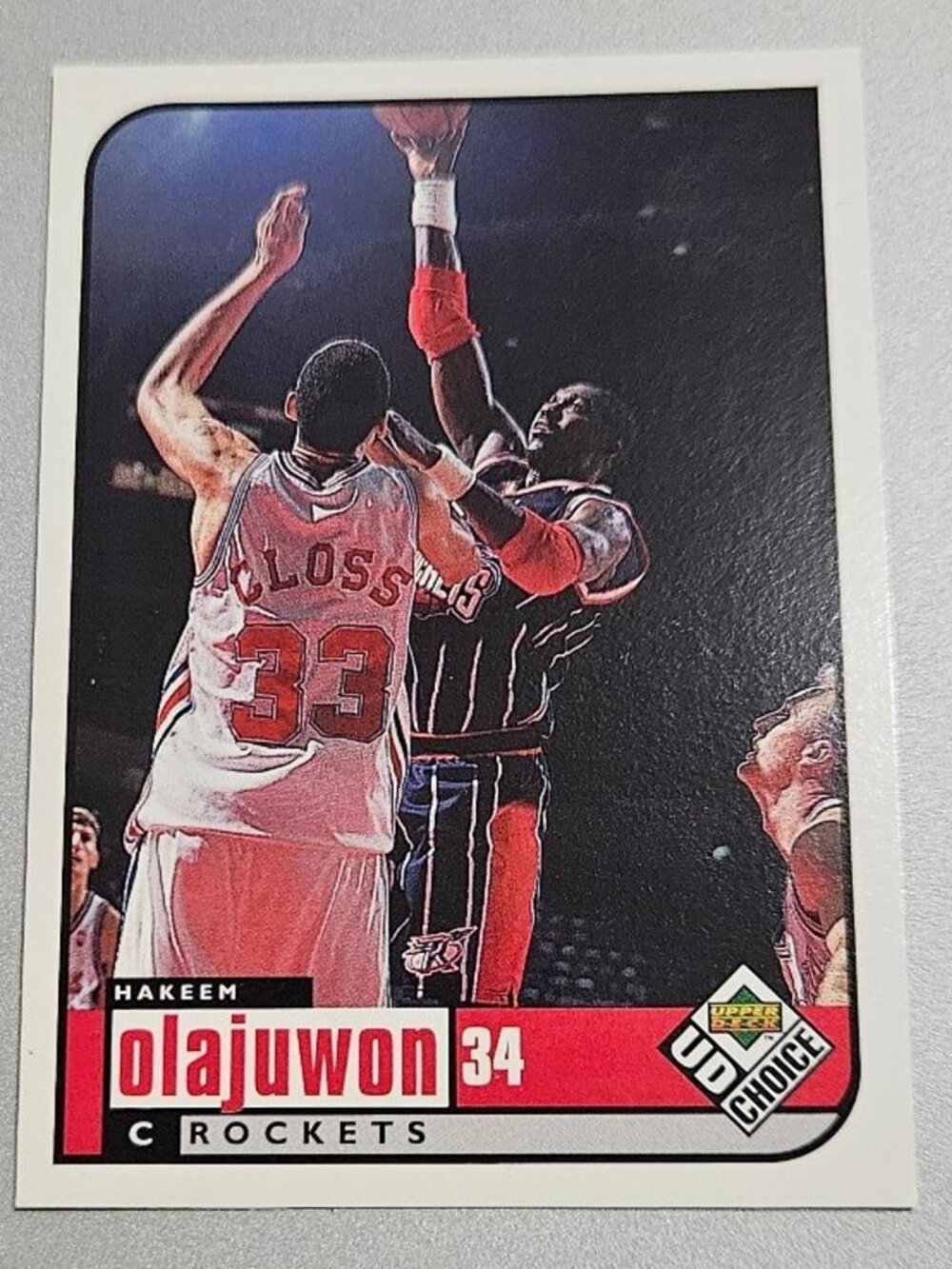 1998-99 UD Choice Preview Houston Rockets Basketball Card #51 Hakeem Olajuwon